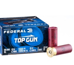 250 Rounds of 12ga Ammo by Federal - 1 ounce #8 shot