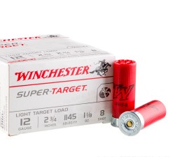 250 Rounds of 12ga Ammo by Winchester - 1 1/8 ounce #8 shot