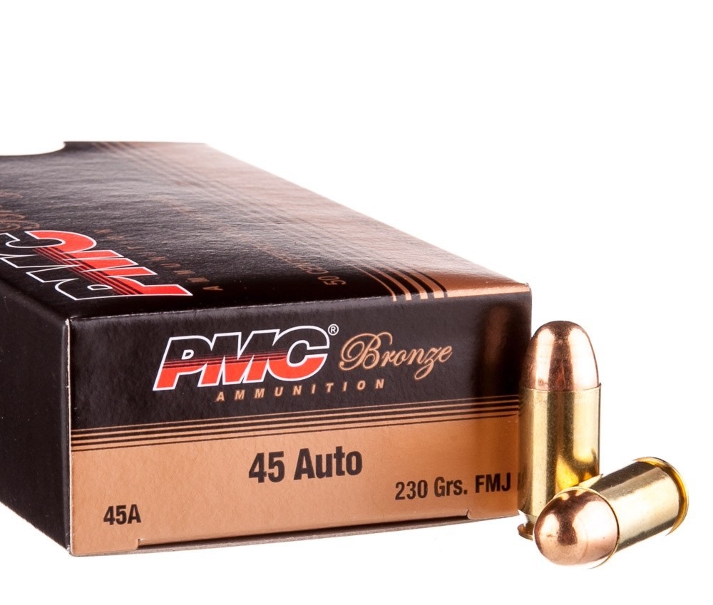 500 Rounds of .45 ACP Ammo by PMC - 230gr FMJ