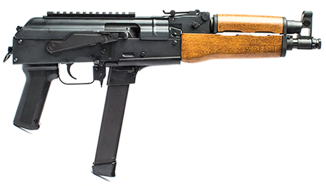 Century Draco NAK9 AK Pistol 9mm Glock Mags (17/19) 11.14" Barrel 33rd Mag